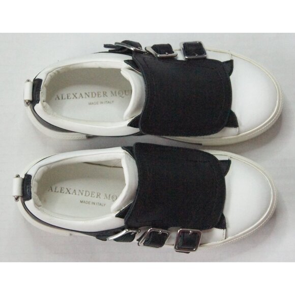 Alexander McQueen White Leather Sneakers - Picture 5 of 16